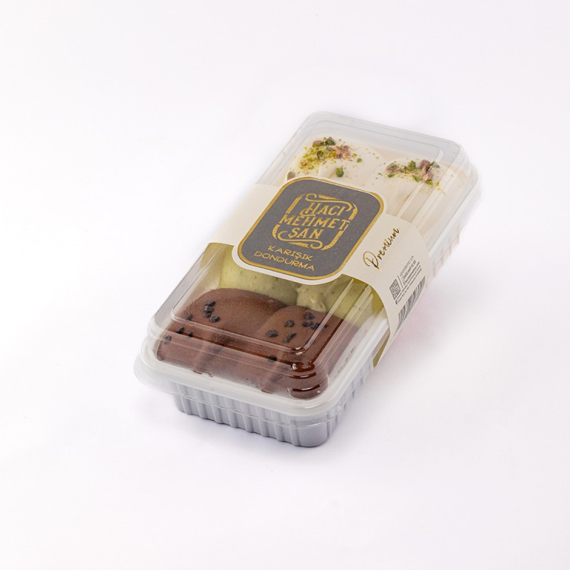 Çikolata Fıstık Sade Maraş Dondurması 500 Gr.