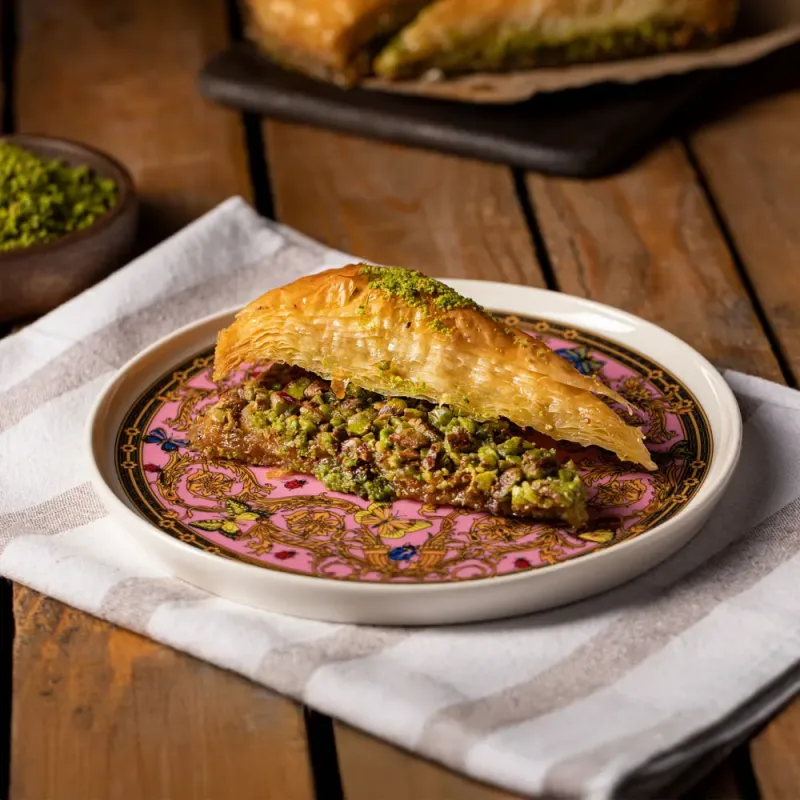 Fıstıklı Havuç Dilimli Baklava